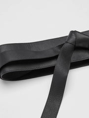 Eileen Fisher Accessories | Buttery Leather Wrap Belt Black - Women