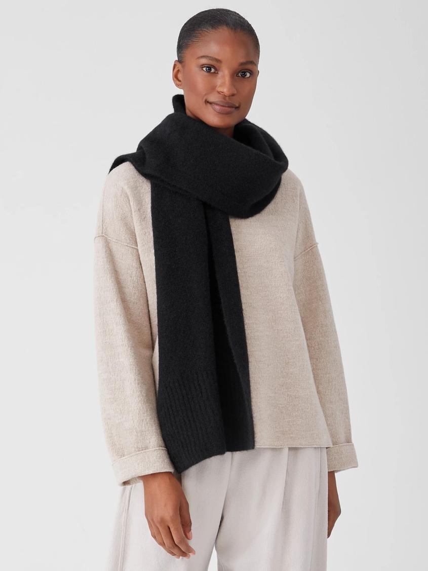 Eileen Fisher Accessories | Cashmere Silk Bliss Wrap Black - Women