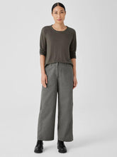 Eileen Fisher Accessories | Cotton Hemp Stretch Wide-Leg Pant Black - Women