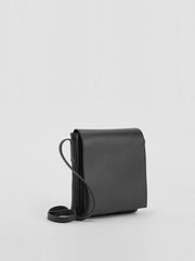 Eileen Fisher Accessories | Italian Leather Square Crossbody Bag Black - Women