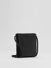 Eileen Fisher Accessories | Italian Suede Square Crossbody Bag Black - Women