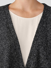 Eileen Fisher Accessories | Organic Cotton Terry Serape Black/softwhite - Women