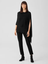 Eileen Fisher Accessories | System Sheer Silk Georgette Wrap Black - Women