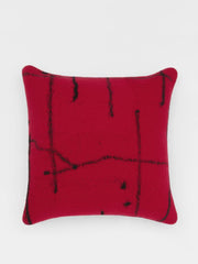 Eileen Fisher Accessories | Waste No More Felted Artisanal Pillow, 11" By 11" Red - Women