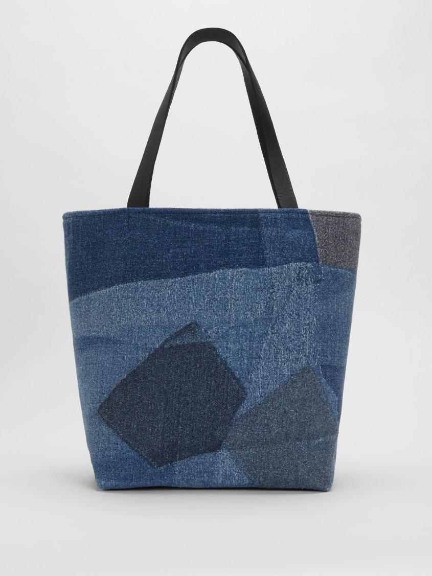 Eileen Fisher Accessories | Waste No More Large Denim Tote Indigo - Women