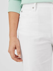 Eileen Fisher Denim | Organic Cotton Denim High-Waisted Jean White - Women