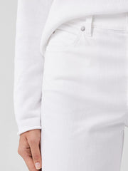 Eileen Fisher Denim | Organic Cotton Denim Wide-Leg Jean White - Women