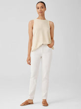 Eileen Fisher Denim | Undyed Organic Cotton Denim High-Waisted Jean Undyed Natural - Women