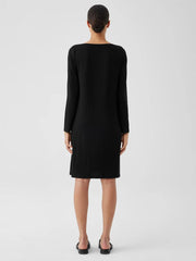 Eileen Fisher Dresses & Skirts | Fine Jersey Cowl Neck Dress Black - Women