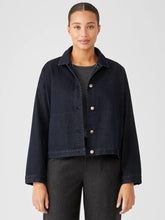 Eileen Fisher Jackets, Coats & Vests | Organic Cotton Stretch Denim Jacket Utility Blue - Women