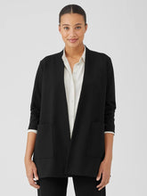 Eileen Fisher Jackets, Coats & Vests | Washable Flex Ponte High Collar Jacket Black - Women