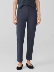 Eileen Fisher Pants, Shorts & Jumpsuits | Cotton Blend Ponte Slim Pant Ocean - Women
