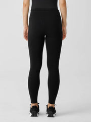 Eileen Fisher Pants, Shorts & Jumpsuits | Cozy Brushed Terry Hug Leggings Black - Women