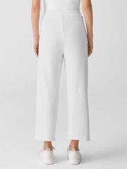Eileen Fisher Pants, Shorts & Jumpsuits | Lightweight Organic Cotton Terry Straight Pant White - Women