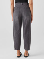 Eileen Fisher Pants, Shorts & Jumpsuits | Organic Cotton Stretch Lantern Jean Carbon - Women