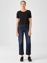 Eileen Fisher Pants, Shorts & Jumpsuits | Organic Cotton Stretch Straight Ankle Jean Utility Blue - Women