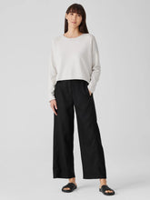 Eileen Fisher Pants, Shorts & Jumpsuits | Organic Linen Wide Trouser Pant Black - Women