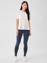 Eileen Fisher Pants, Shorts & Jumpsuits | Pima Cotton Stretch Jersey High-Waisted Leggings Ocean - Women