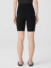 Eileen Fisher Pants, Shorts & Jumpsuits | Pima Cotton Stretch Jersey Shorts Black - Women