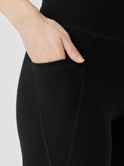 Eileen Fisher Pants, Shorts & Jumpsuits | Pima Cotton Stretch Jersey Shorts Black - Women