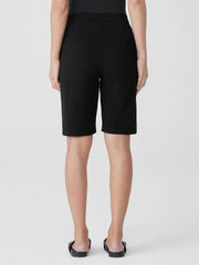 Eileen Fisher Pants, Shorts & Jumpsuits | Pima Cotton Stretch Jersey Walking Shorts Black - Women