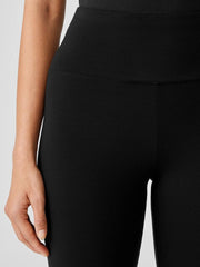Eileen Fisher Pants, Shorts & Jumpsuits | Stretch Jersey Knit High-Waisted Leggings Black - Women