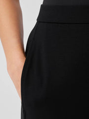 Eileen Fisher Pants, Shorts & Jumpsuits | Stretch Jersey Knit Lantern Pant Black - Women