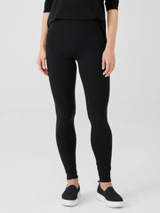 Eileen Fisher Pants, Shorts & Jumpsuits | Stretch Jersey Knit Leggings Black - Women