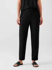 Eileen Fisher Pants, Shorts & Jumpsuits | Stretch Jersey Knit Slouchy Pant Black - Women