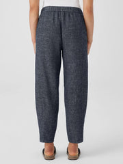 Eileen Fisher Pants, Shorts & Jumpsuits | Tweedy Hemp Cotton Lantern Pant Denim - Women