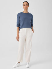 Eileen Fisher Pants, Shorts & Jumpsuits | Undyed Organic Cotton Denim Lantern Jean Undyed Natural - Women