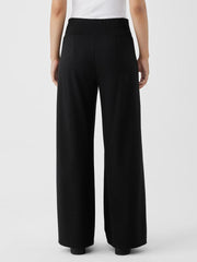 Eileen Fisher Pants, Shorts & Jumpsuits | Washable Flex Ponte High-Waisted Pant Black - Women