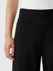 Eileen Fisher Pants, Shorts & Jumpsuits | Washable Flex Ponte High-Waisted Pant Black - Women