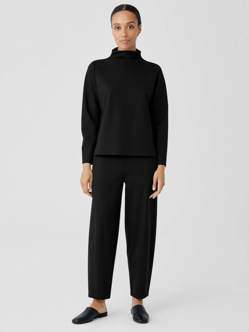 Eileen Fisher Pants, Shorts & Jumpsuits | Washable Flex Ponte Lantern Pant Black - Women