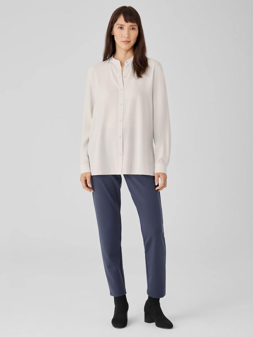 Eileen Fisher Pants, Shorts & Jumpsuits | Washable Flex Ponte Pant Ocean - Women
