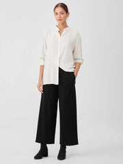 Eileen Fisher Pants, Shorts & Jumpsuits | Washable Flex Ponte Wide-Leg Pant Black - Women
