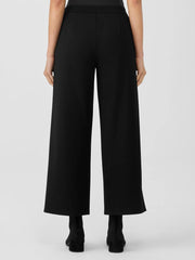 Eileen Fisher Pants, Shorts & Jumpsuits | Washable Flex Ponte Wide-Leg Pant Black - Women