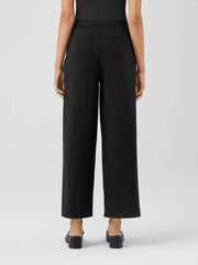 Eileen Fisher Pants, Shorts & Jumpsuits | Washable Flex Ponte Wide-Leg Pant Black - Women