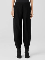 Eileen Fisher Pants, Shorts & Jumpsuits | Washable Stretch Crepe Pleated Lantern Pant Black - Women