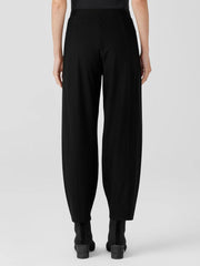 Eileen Fisher Pants, Shorts & Jumpsuits | Washable Stretch Crepe Pleated Lantern Pant Black - Women