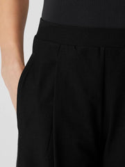 Eileen Fisher Pants, Shorts & Jumpsuits | Washable Stretch Crepe Pleated Lantern Pant Black - Women