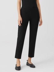 Eileen Fisher Pants, Shorts & Jumpsuits | Washable Stretch Crepe Slim Ankle Pant Black - Women