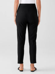 Eileen Fisher Pants, Shorts & Jumpsuits | Washable Stretch Crepe Slim Pant Black - Women