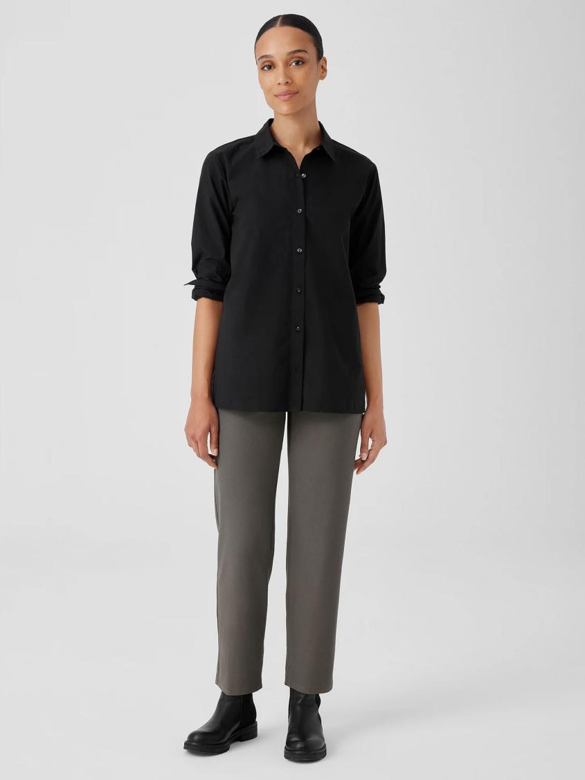 Eileen Fisher Pants, Shorts & Jumpsuits | Washable Stretch Crepe Straight Pant Grove - Women