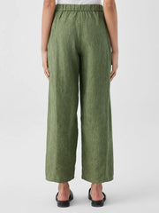 Eileen Fisher Pants, Shorts & Jumpsuits | Washed Organic Linen Délavé Wide Trouser Pant Coriander - Women