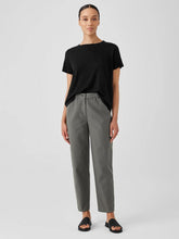 Eileen Fisher Petite | Cotton Hemp Stretch Lantern Pant Black - Women