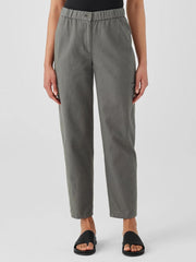 Eileen Fisher Petite | Cotton Hemp Stretch Lantern Pant Black - Women