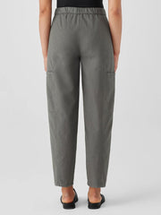 Eileen Fisher Petite | Cotton Hemp Stretch Lantern Pant Black - Women