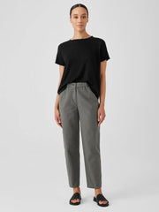 Eileen Fisher Petite | Cotton Hemp Stretch Lantern Pant Black - Women