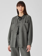 Eileen Fisher Petite | Cotton Hemp Stretch Shirt Jacket Briar - Women